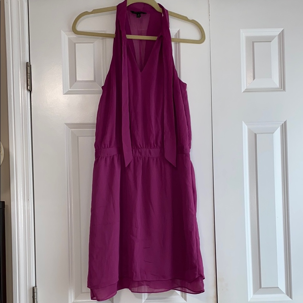Banana Republic Pink Halter Cocktail Dress
